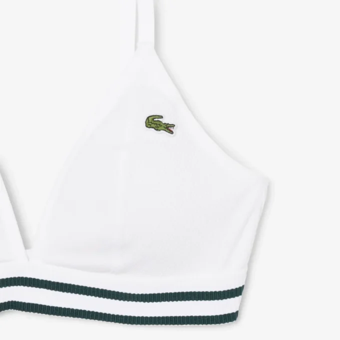 Brassière triangle en coton côtelé Brassière triangle en coton côtelé