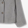 Cabane courte oversize en laine mélangée pour femme