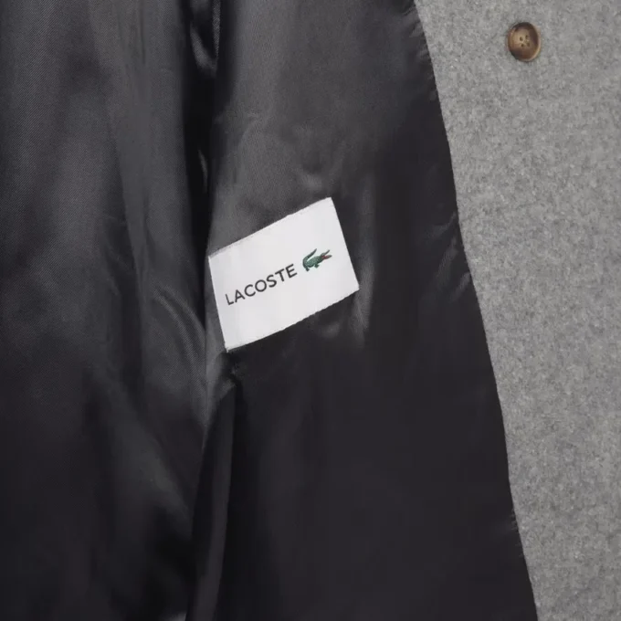 Cabane courte oversize en laine mélangée pour femme