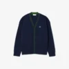Cardigan à col en V en coton et laine pour garçon Cardigan à col en V en coton et laine pour garçon