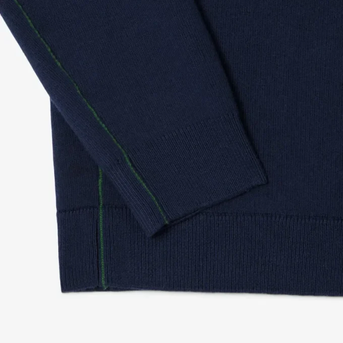 Cardigan à col en V en coton et laine pour garçon Cardigan à col en V en coton et laine pour garçon