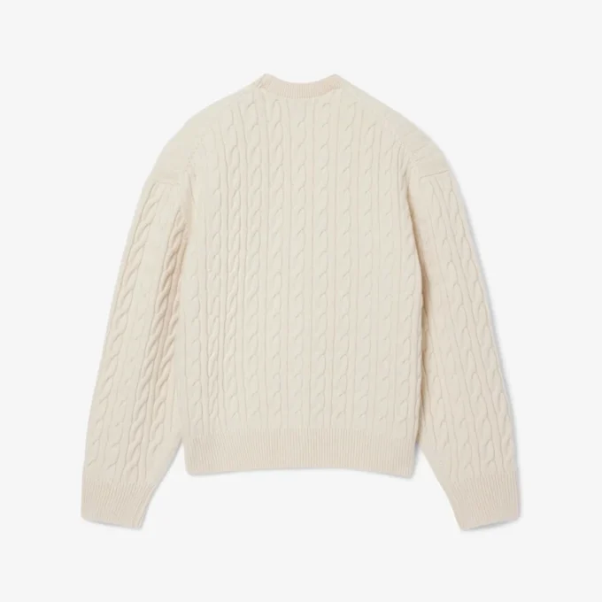 Cardigan en cachemire à mailles torsadées Runway