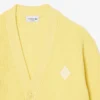 Cardigan en coton côtelé à la coupe décontractée