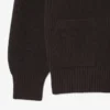 Cardigan en coton côtelé à la coupe décontractée