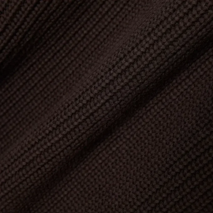 Cardigan en coton côtelé à la coupe décontractée