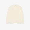 Cardigan en coton mélangé à côtes