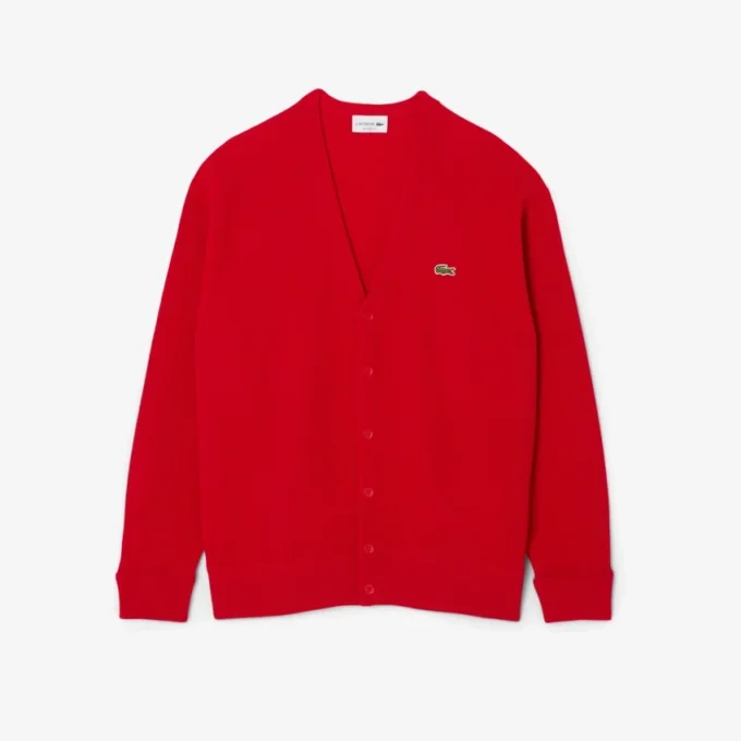 Cardigan en laine coupe décontractée pour homme