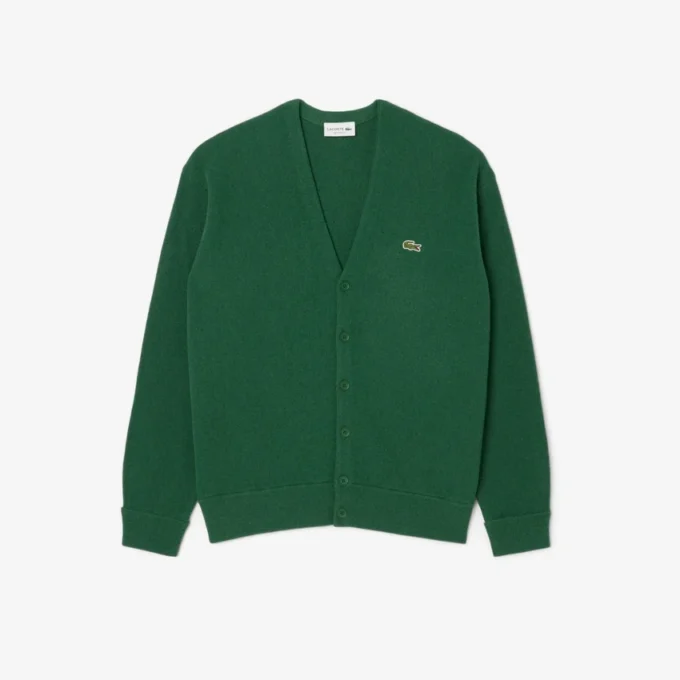 Cardigan en laine coupe décontractée pour homme