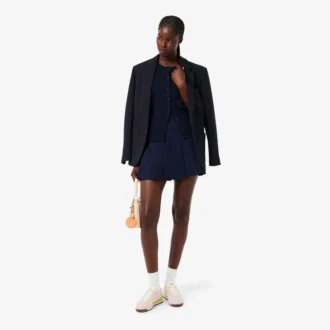 Cardigan en laine mérinos à côtes pour femme
