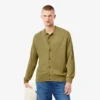 Cardigan en maille côtelée fluide pour homme