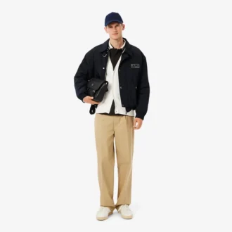 Cardigan en maille côtelée fluide pour homme