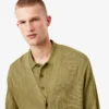 Cardigan en maille côtelée fluide pour homme