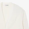 Cardigan en maille côtelée fluide pour homme
