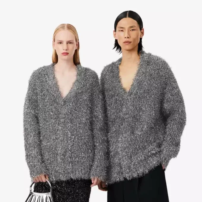 Cardigan en maille lurex Runway