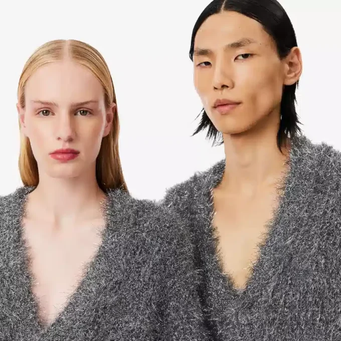 Cardigan en maille lurex Runway