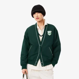 Cardigan oversize rembourré en nylon pour femme