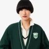Cardigan oversize rembourré en nylon pour femme