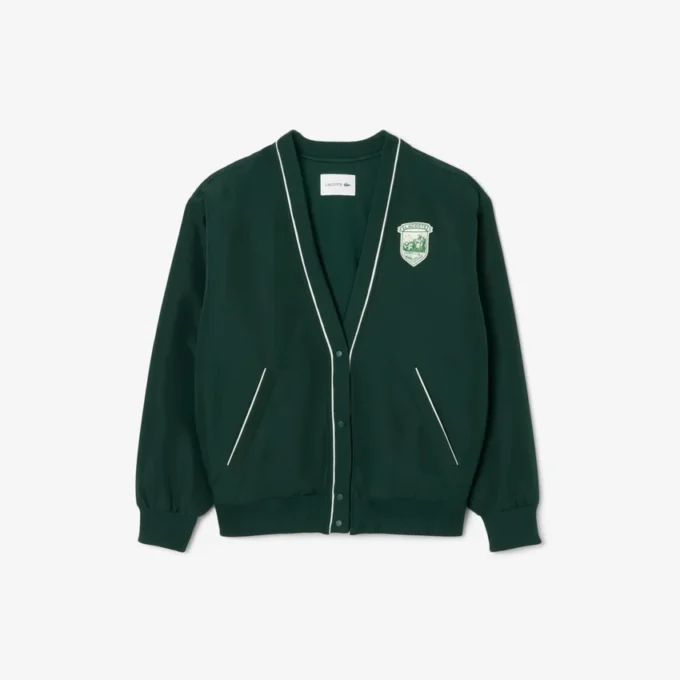 Cardigan oversize rembourré en nylon pour femme