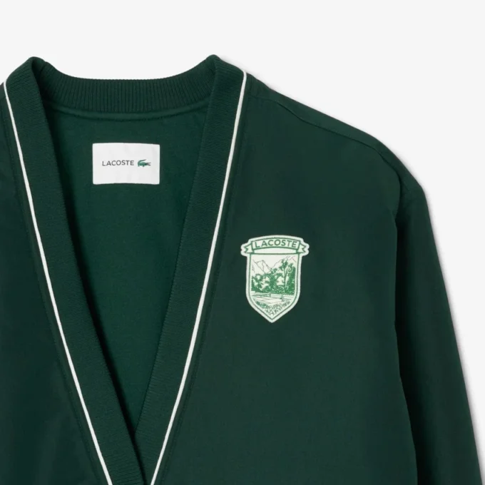 Cardigan oversize rembourré en nylon pour femme
