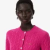 Cardigan Runway en cachemire à mailles torsadées