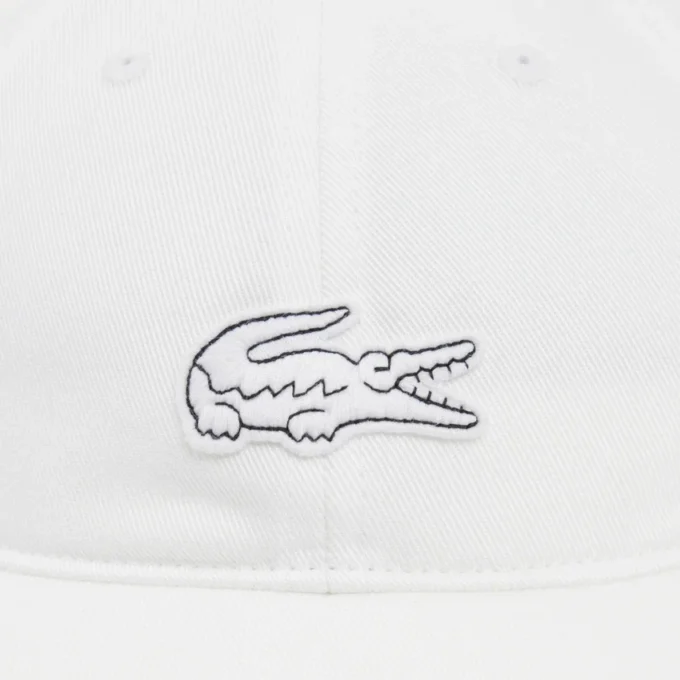 Casquette à badge en sergé de coton Casquette à badge en sergé de coton