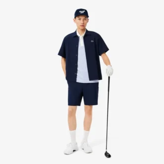 Casquette de golf en velours côtelé brodée pour homme