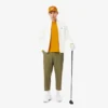 Casquette de golf en velours côtelé brodée pour homme Casquette de golf en velours côtelé brodée pour homme
