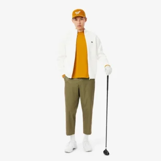 Casquette de golf en velours côtelé brodée pour homme