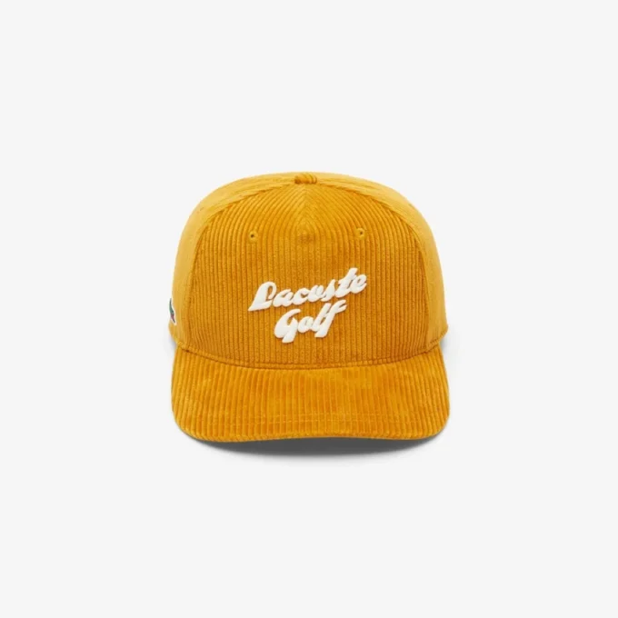 Casquette de golf en velours côtelé brodée pour homme Casquette de golf en velours côtelé brodée pour homme