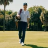 Casquette de golf en velours côtelé brodée pour homme Casquette de golf en velours côtelé brodée pour homme