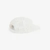 Casquette en sergé de coton brodé à rayures Casquette en sergé de coton brodé à rayures