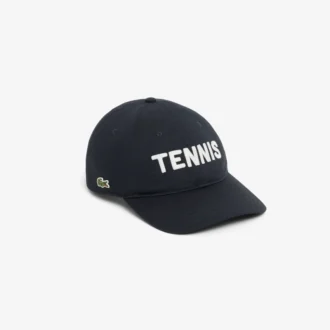 Casquette en twill de coton brodée