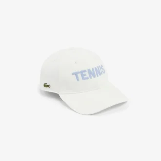 Casquette en twill de coton brodée
