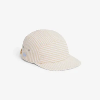 Casquette Jockey en popeline rayée
