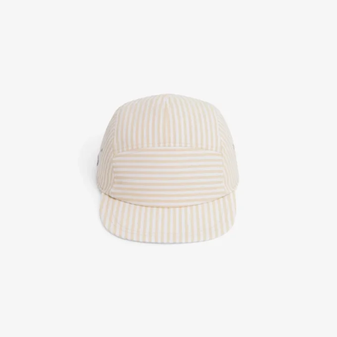 Casquette Jockey en popeline rayée Casquette Jockey en popeline rayée