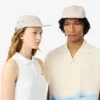 Casquette Jockey en popeline rayée Casquette Jockey en popeline rayée