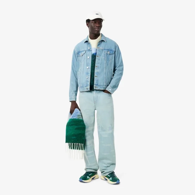 Casquette unisexe en coton avec crocodile en relief
