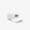 Casquette unisexe en twill de coton avec écusson Crocodile
