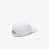 Casquette unisexe en twill de coton avec écusson Crocodile