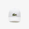 Casquette unisexe en twill de coton avec écusson Crocodile