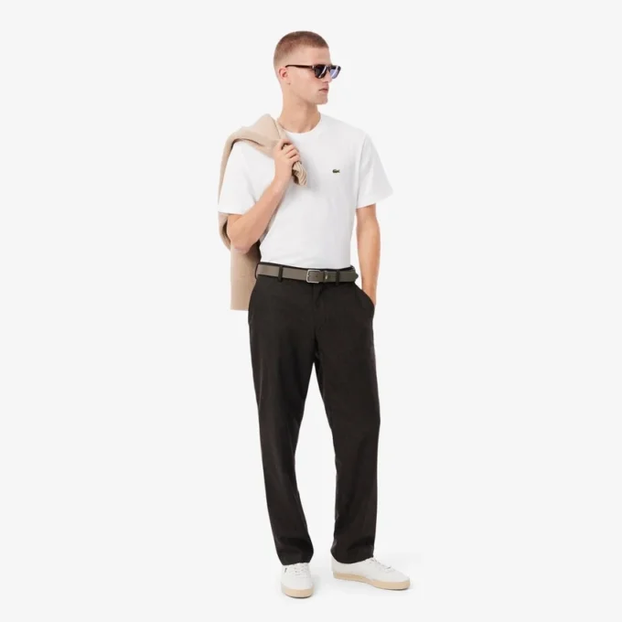 Ceinture en cuir grainé