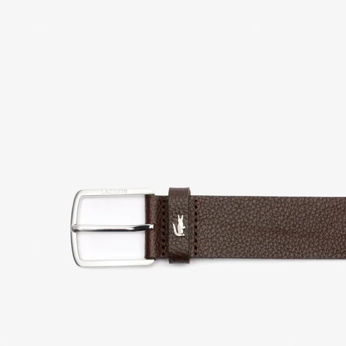Ceinture en cuir grainé