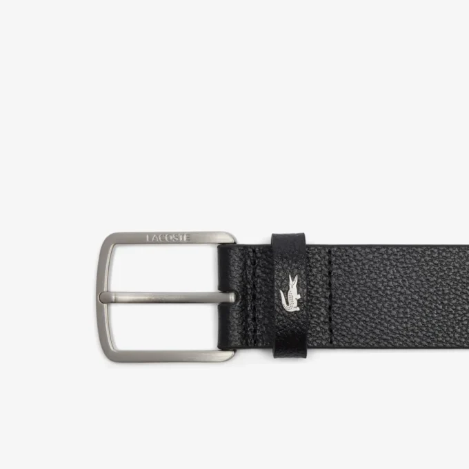Ceinture en cuir grainé