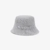 Chapeau seau unisexe en coton à carreaux double face Chapeau seau unisexe en coton à carreaux double face
