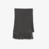 Écharpe en laine à franges pour femme Écharpe en laine à franges pour femme