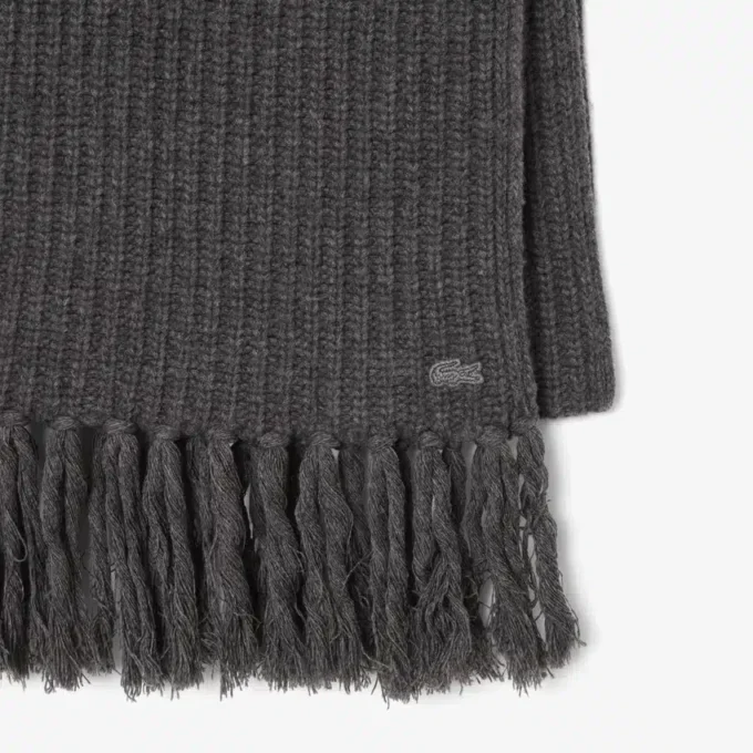 Écharpe en laine à franges pour femme Écharpe en laine à franges pour femme