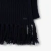 Écharpe en laine à franges pour femme Écharpe en laine à franges pour femme