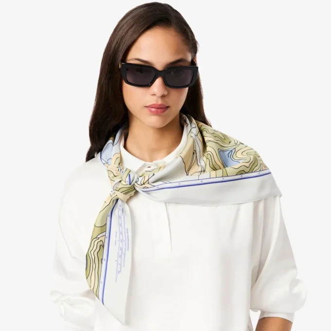 Écharpe imprimée Chantaco pour femme