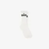 Chaussettes côtelées à bordure en dentelle pour femme Chaussettes côtelées à bordure en dentelle pour femme