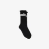 Chaussettes côtelées à bordure en dentelle pour femme Chaussettes côtelées à bordure en dentelle pour femme